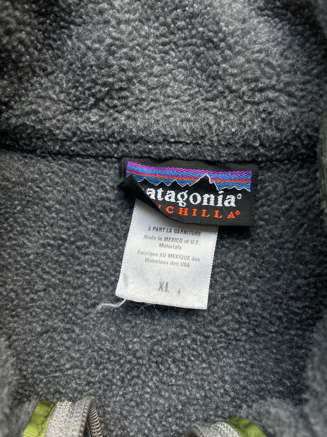 파타고니아 집업 신칠라 그레이 마수피얼 플리스 빈티지 patagonia 상품이미지3