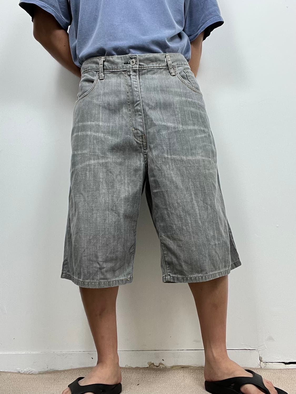 Levis 리바이스 569 루즈 스트레이트 데님 반바지 상품이미지3