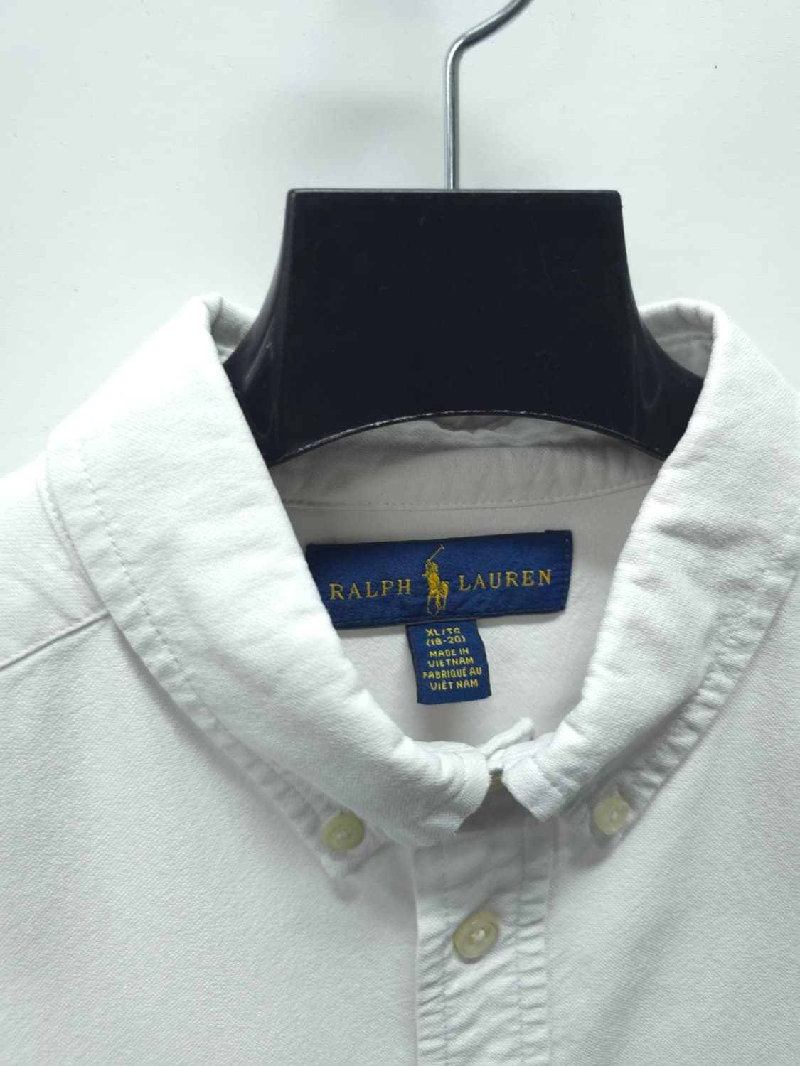 폴로 랄프로렌 멀티포니 화이트 코튼 셔츠 (95) 상품이미지4