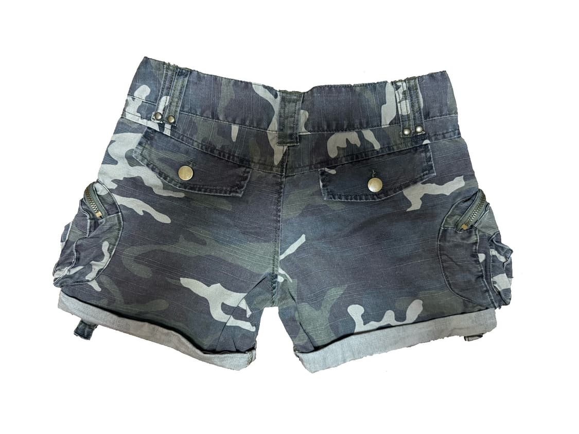카고 카모 밀리터리 숏팬츠 반바지 y2k 펑크갸루 빈티지 상품이미지2