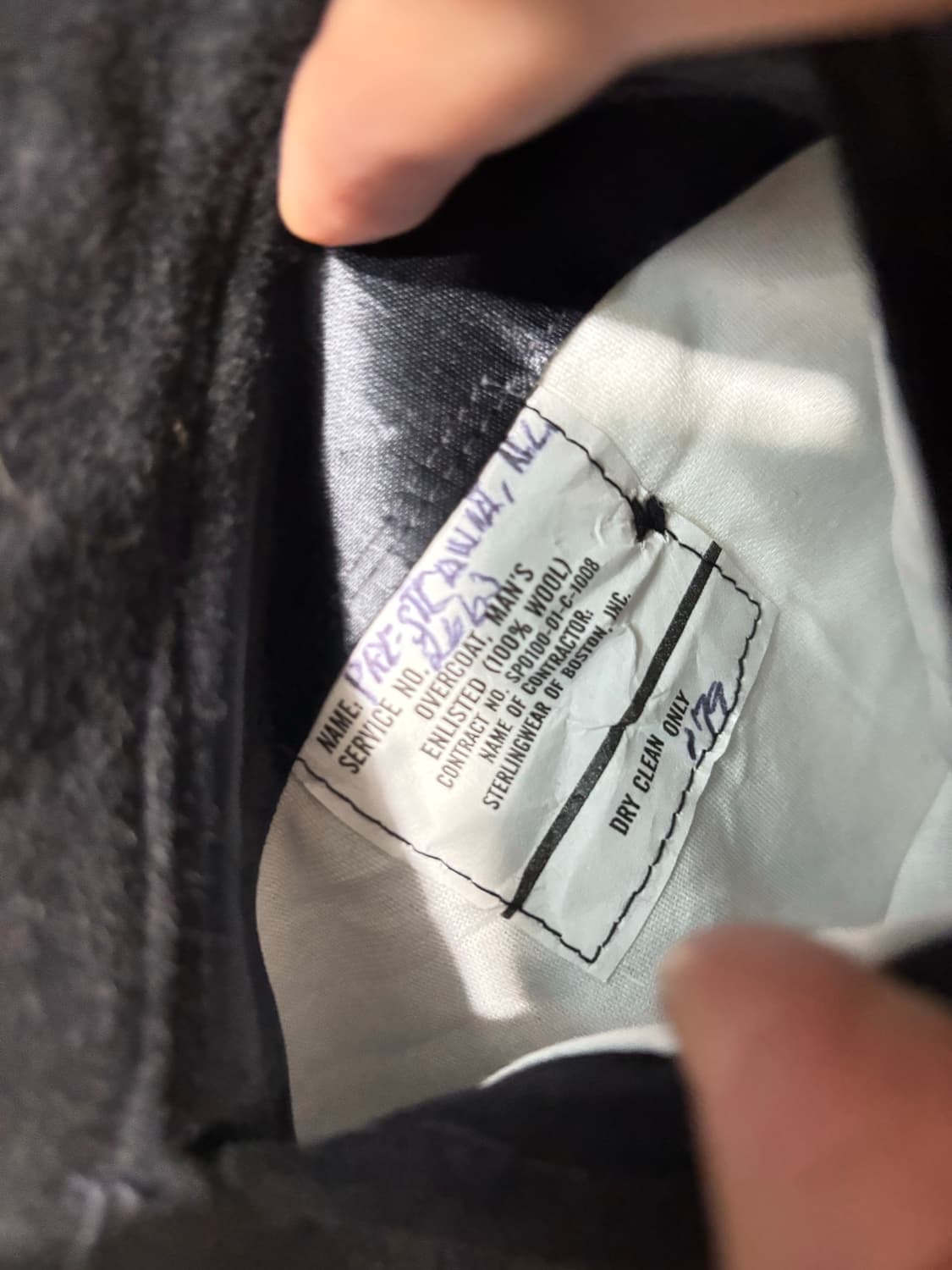 90's USN 6 Button Pea overcoat. 상품이미지6