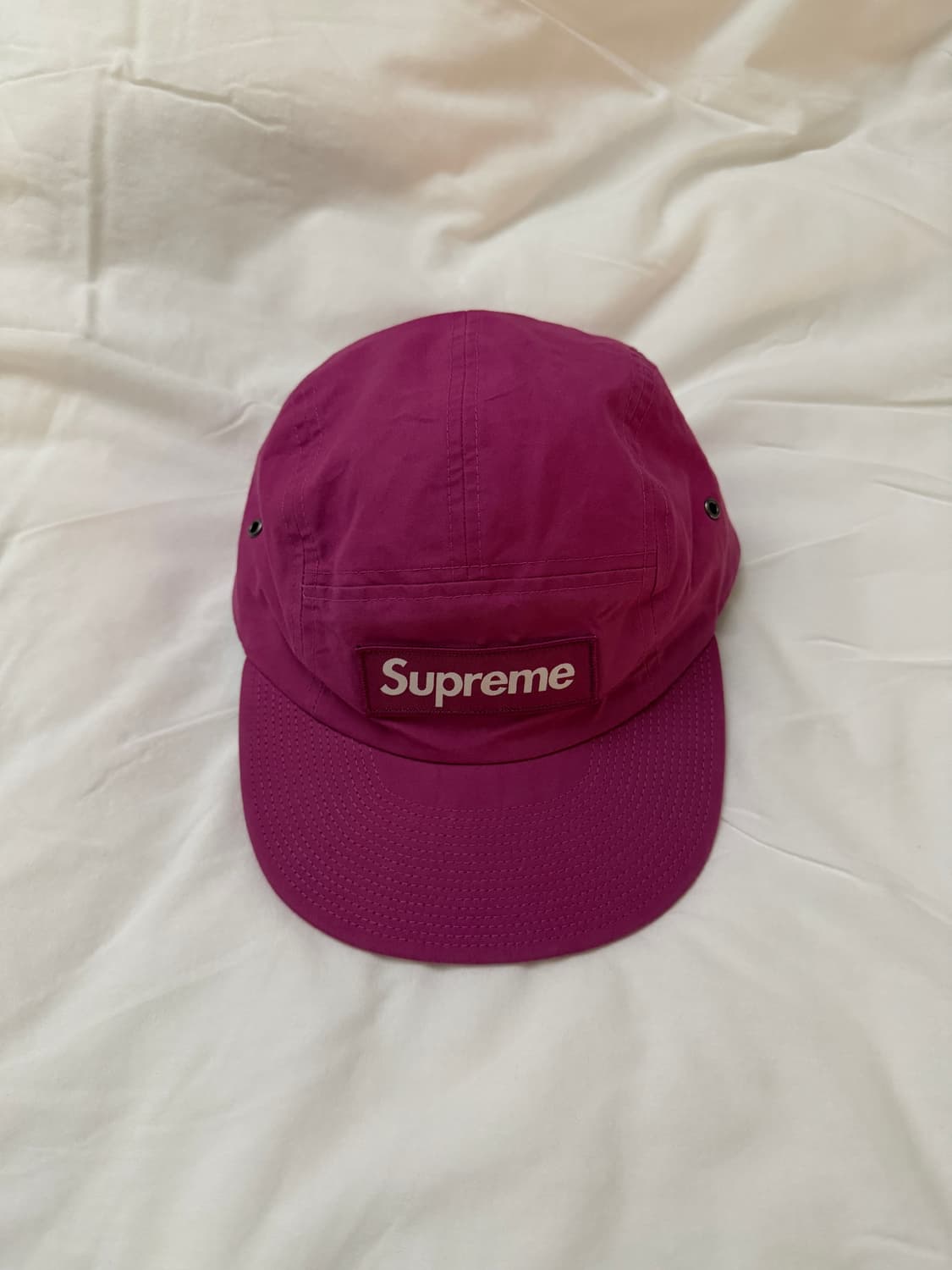 슈프림 왁스 코튼 캠프캡 마젠타 23FW 상품이미지1