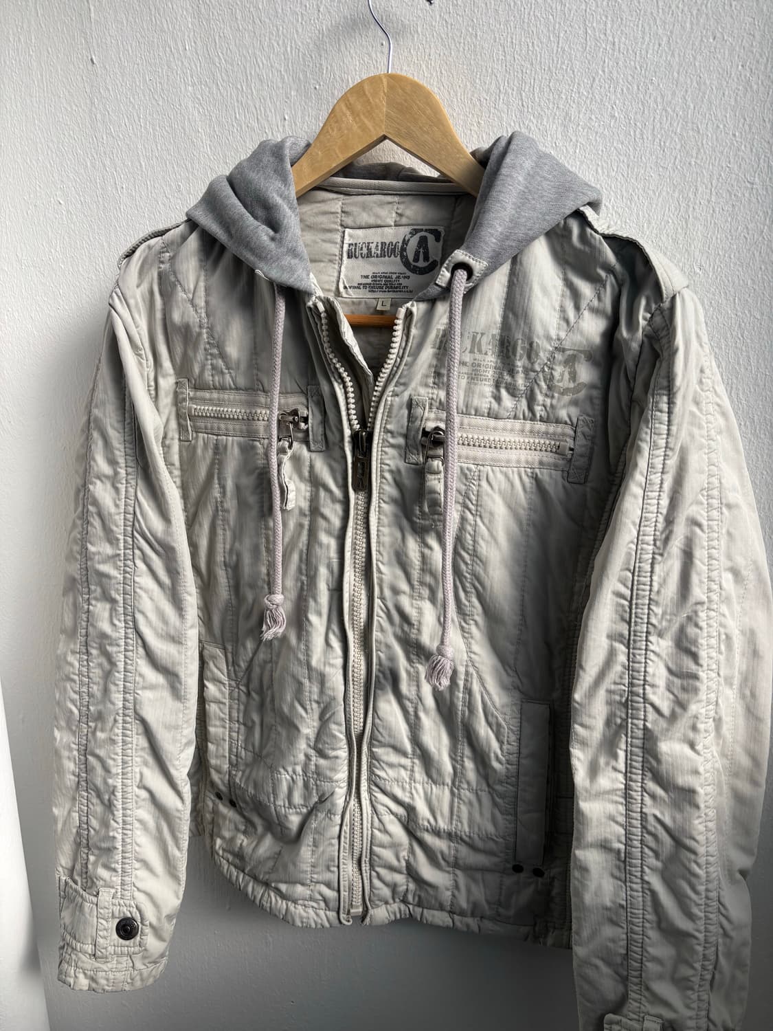 Buckaroo Ivory Hood Jacket 상품이미지5