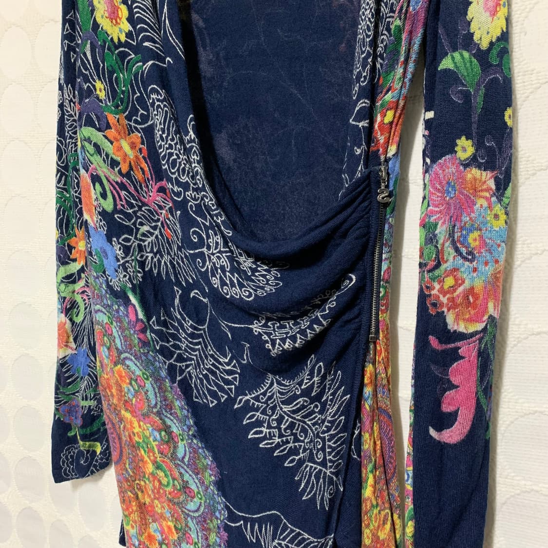 데시구알 입체 재단 프린트 원피스 상품이미지5