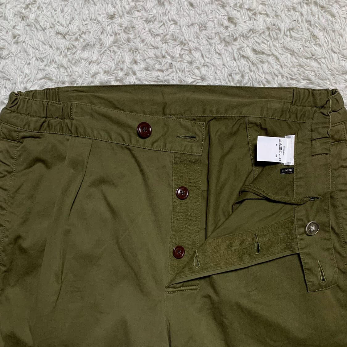 [35] 바버 구르카 투턱 코튼팬츠 상품이미지3