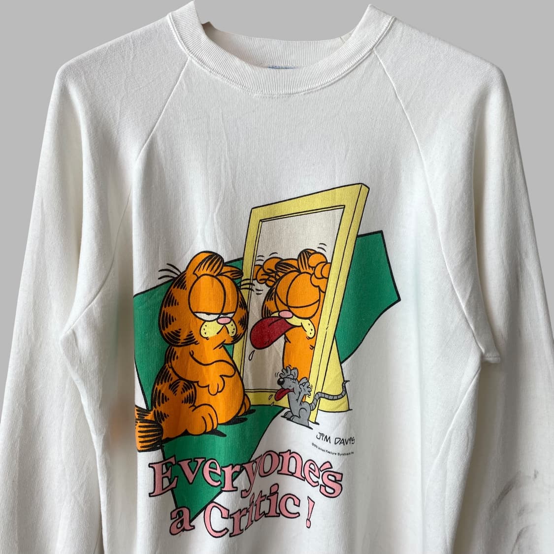 (XL)70s 빈티지 가필드 카툰 스웨트셔츠 맨투맨 상품이미지2