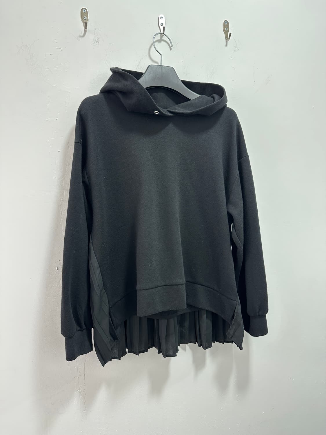 Vintage back pleats hoodie 상품이미지5