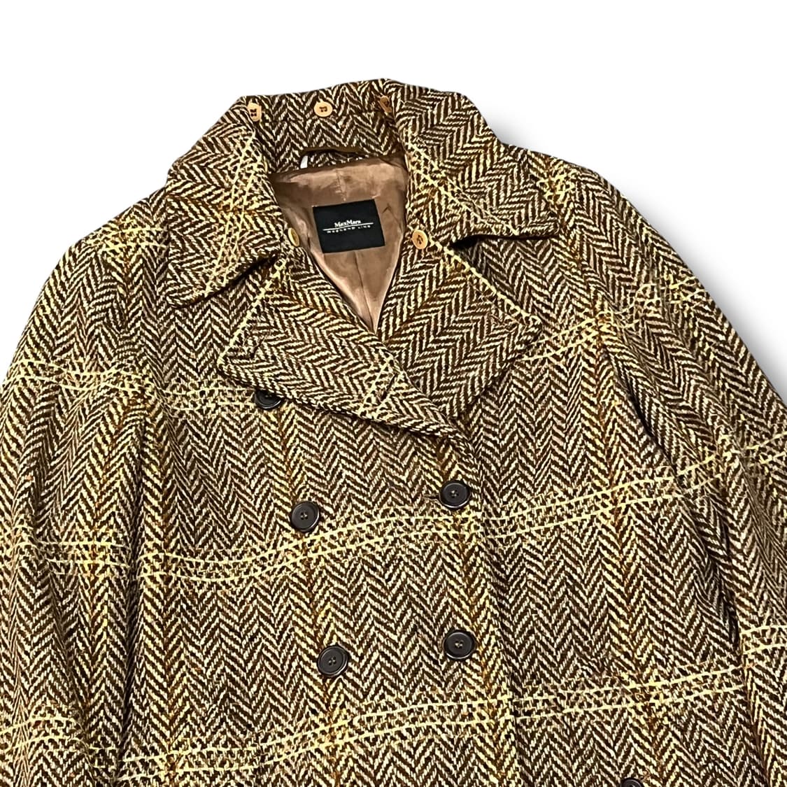  막스마라 체크 코트 y13889 상품이미지4