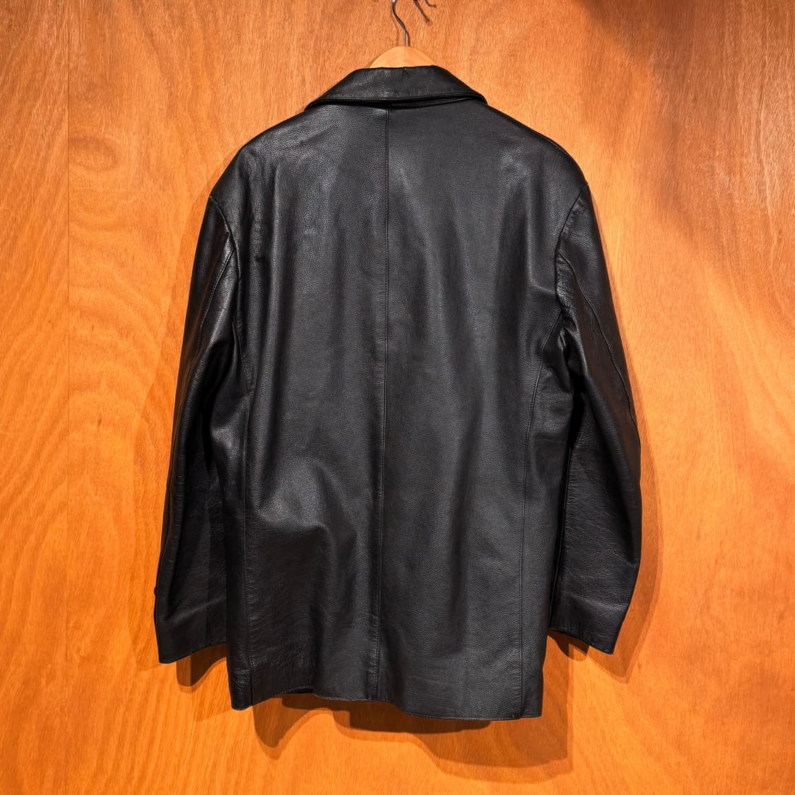 오스트레일리아 헤비 카우레더 카 코트 100 소가죽 상품이미지4