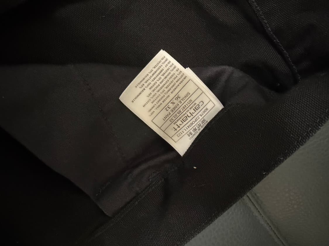 칼하트 싱글 니 팬츠 36X32 상품이미지2