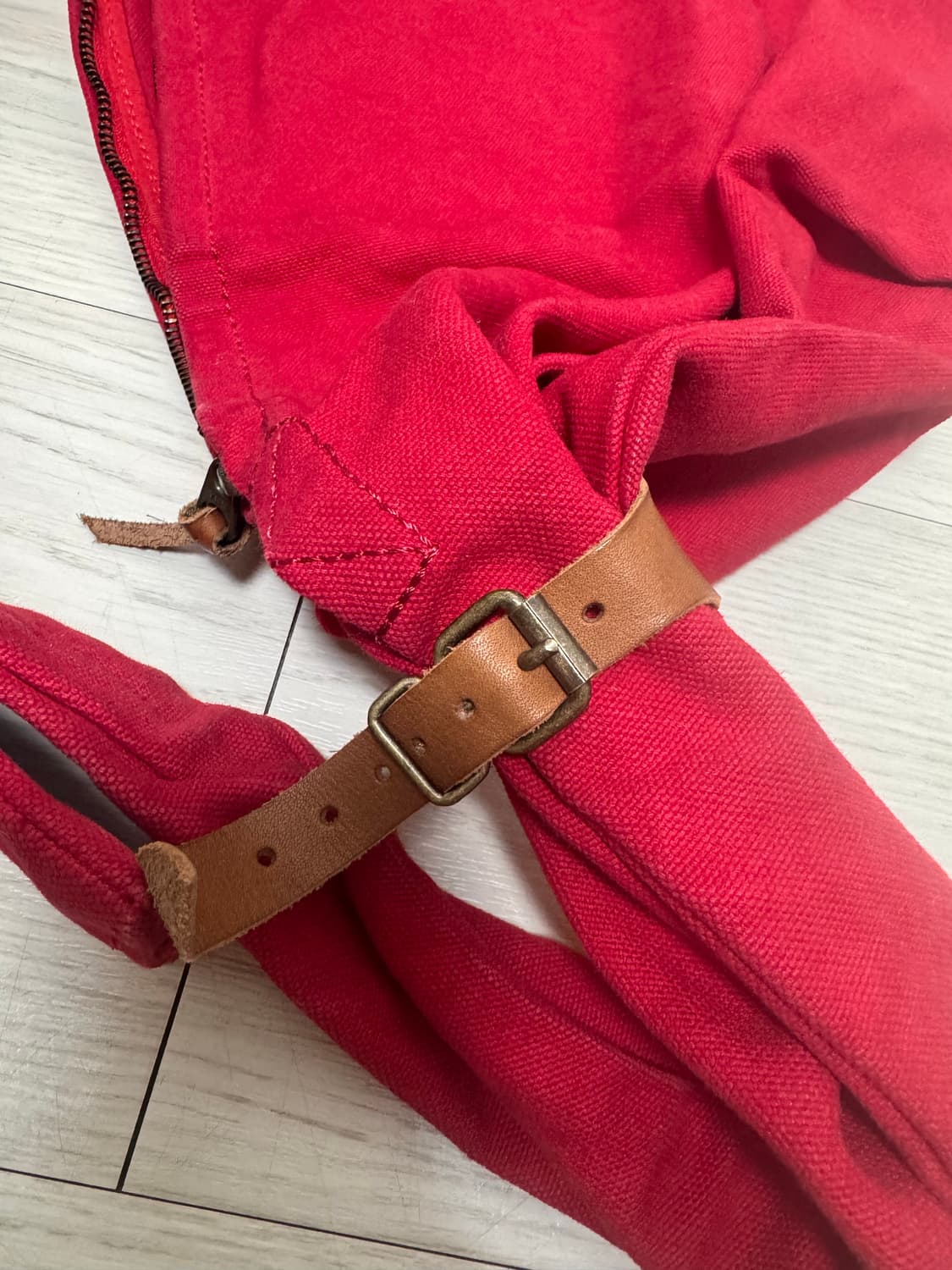 캐피탈 No.6 캔버스 스누프킨 백 레드 상품이미지3