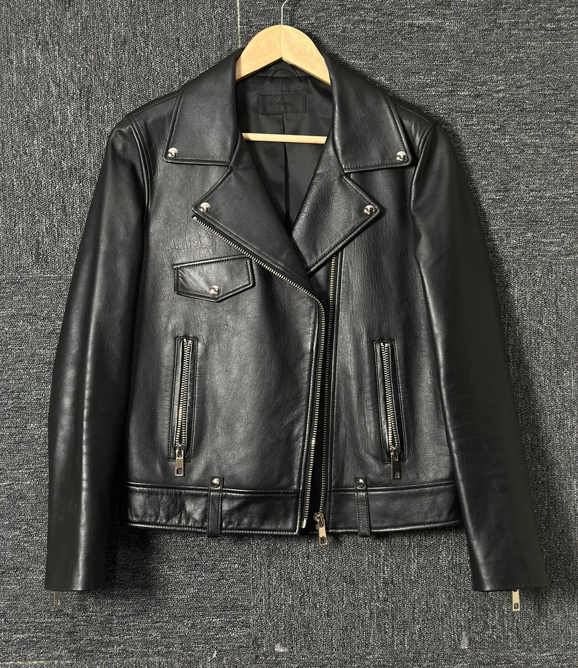 CC collect 가죽 라이더 자켓 블랙 160/66 상품이미지1
