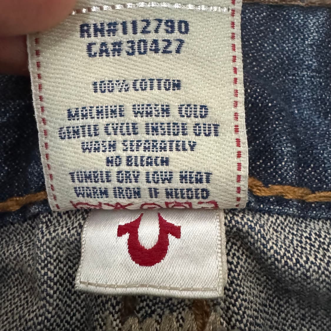 트루릴리젼 월드투어 조이 슈퍼티 플레어 부츠컷 데님팬츠 상품이미지8