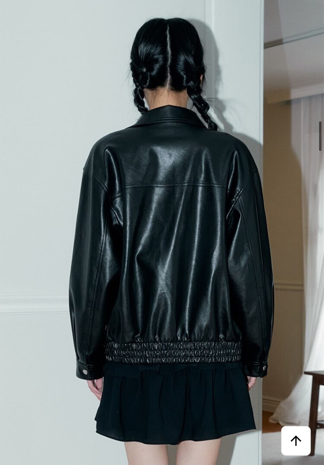 마가린핑거스 RIVET ECO LEATHER JACKET (BLACK) 상품이미지4