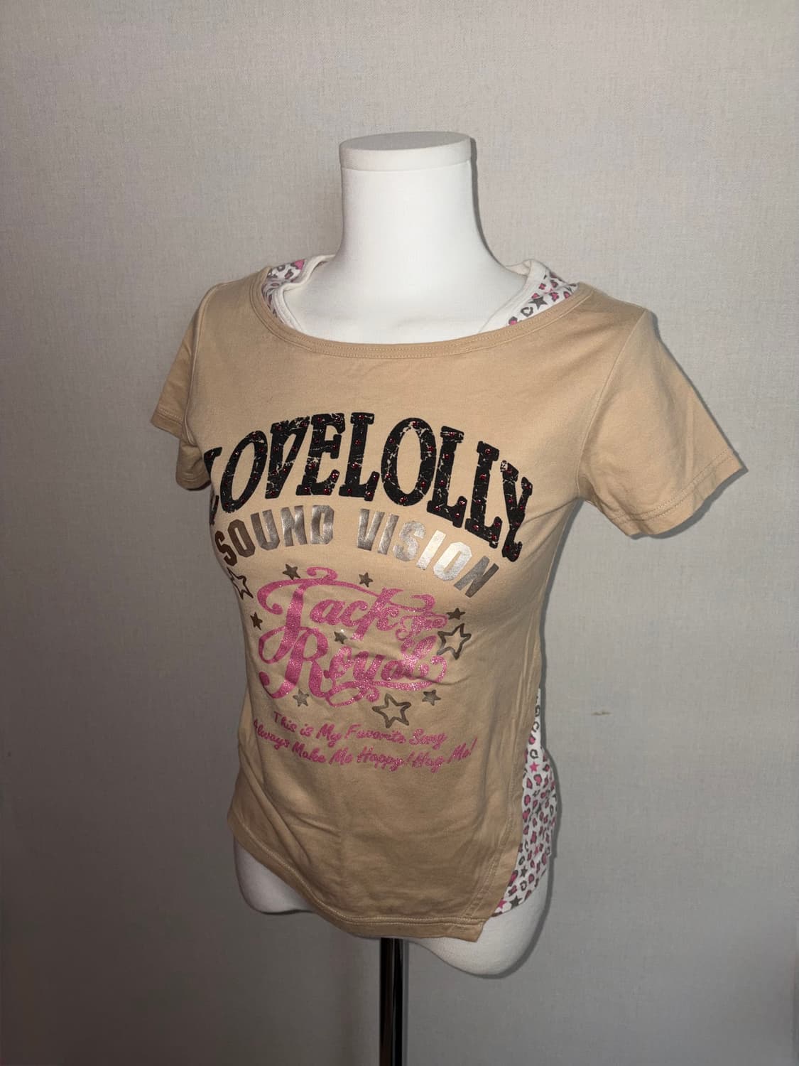 빈티지 반팔 + 머플러 세트 상품이미지2