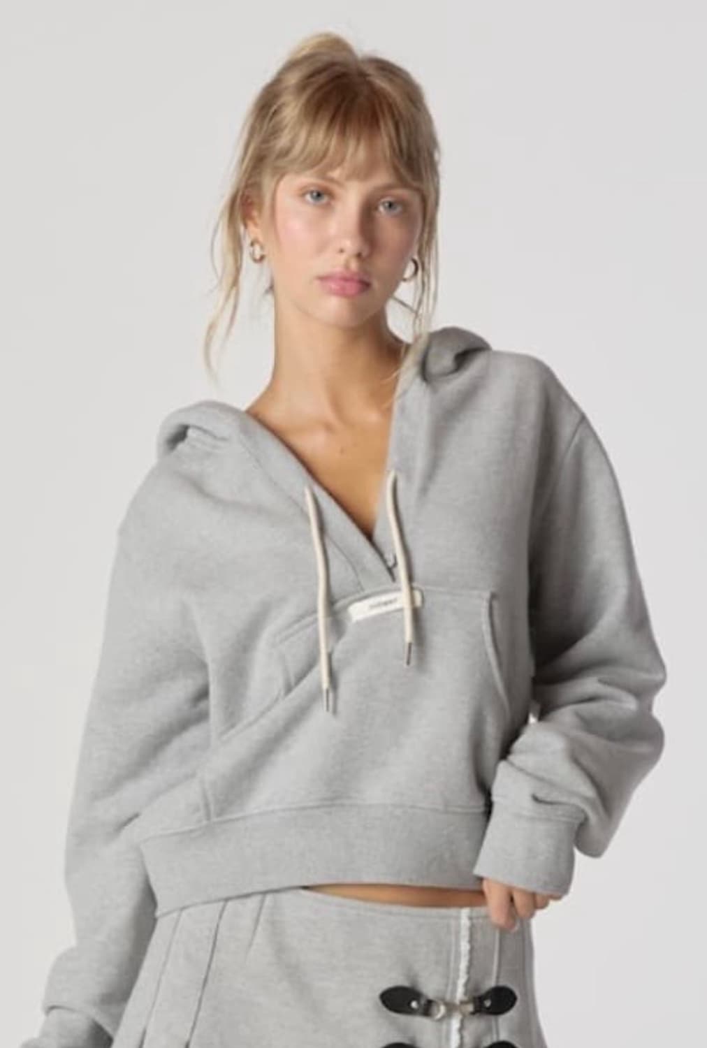 글로니 v컷 후드티 s 상품이미지1