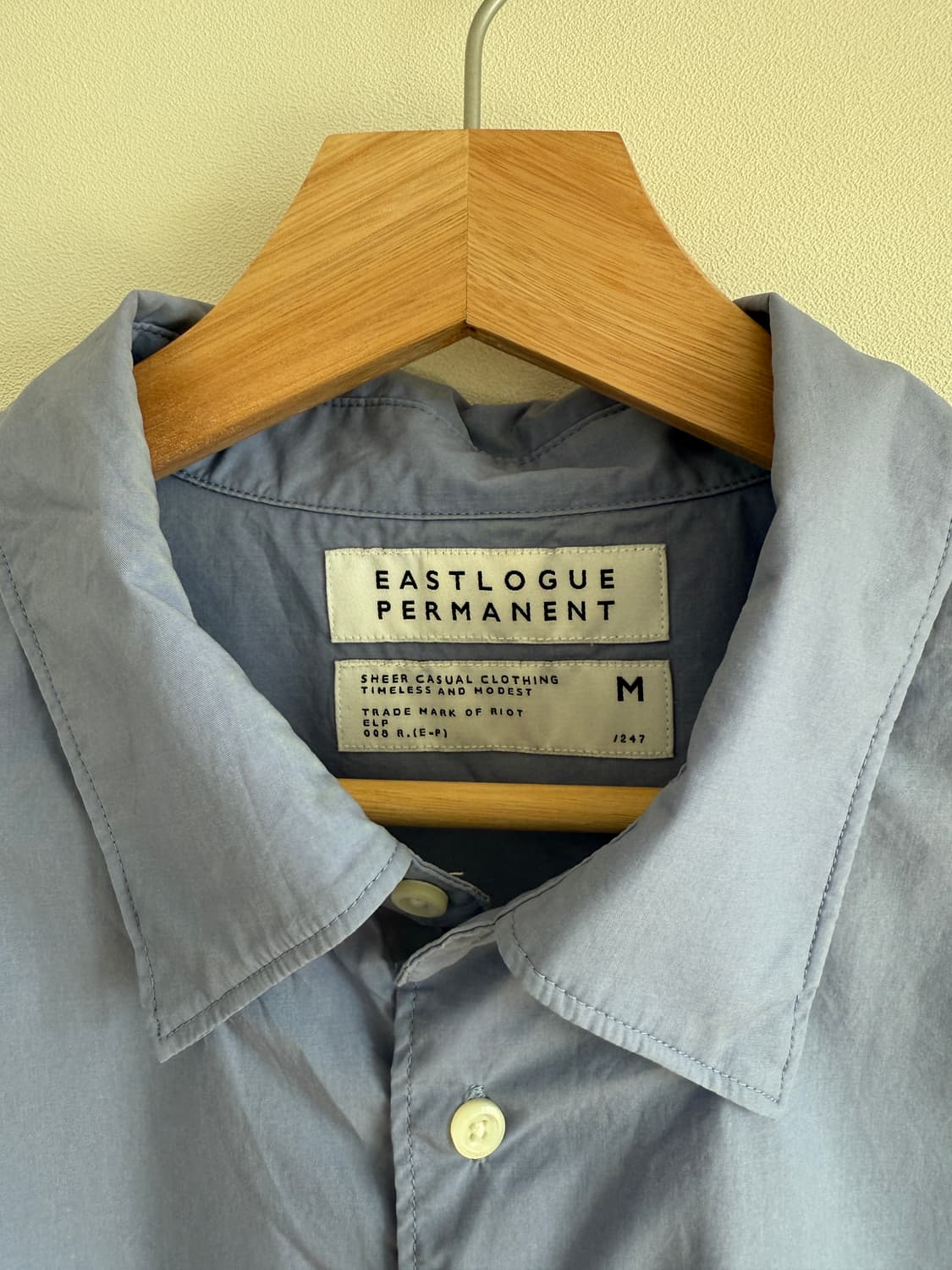 이스트로그(EASTLOGUE) 코튼 셔츠 상품이미지7