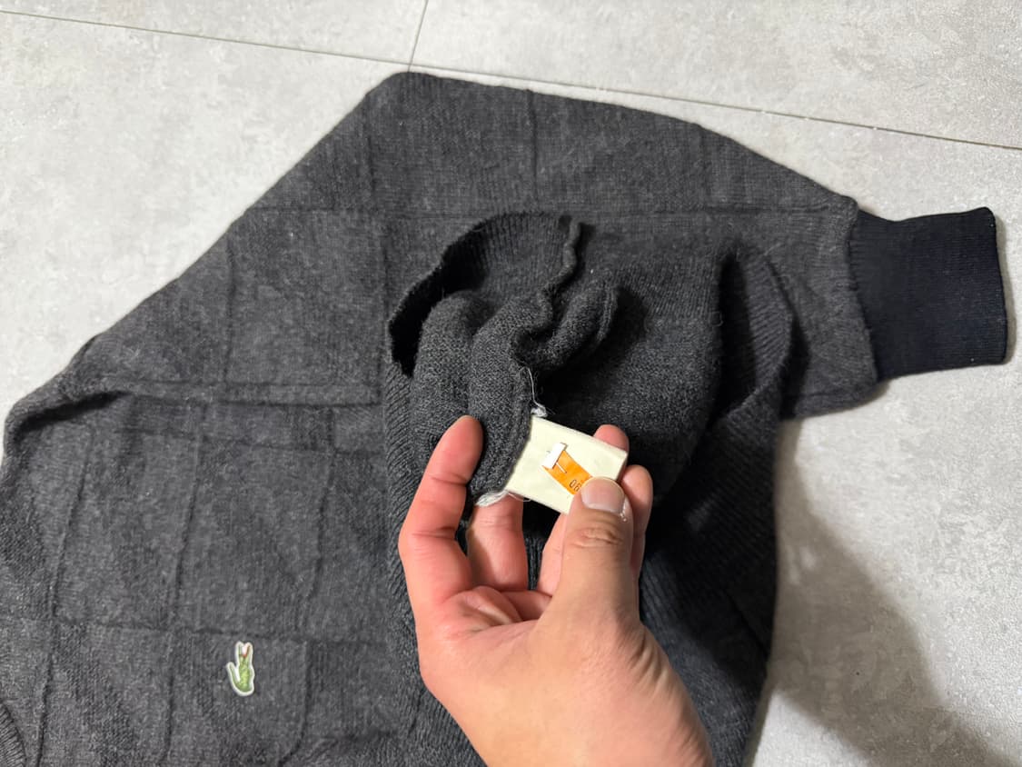 90s 라코스테 서광   빈티지 울 니트  105size  상품이미지5