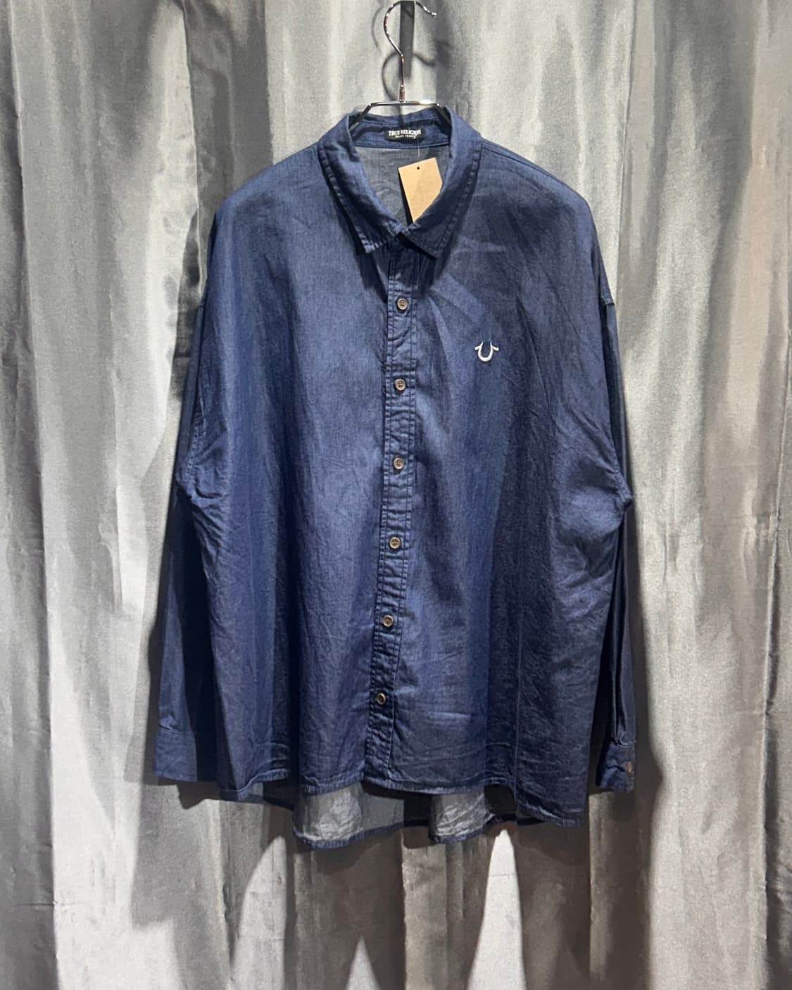 L 트루릴리전 시그니처 로고 데님셔츠  상품이미지2