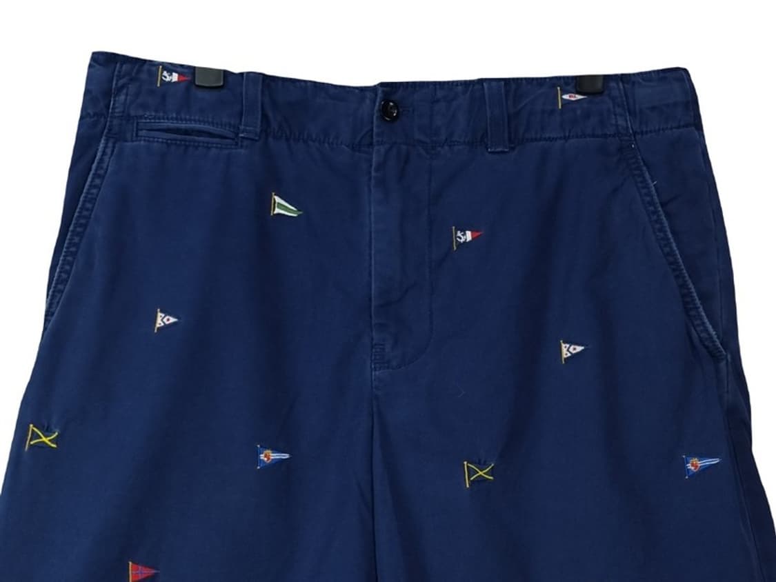 [폴로 랄프로렌] 멀티 자수 코튼 하프 팬츠 반바지 네이비 M20217 상품이미지4