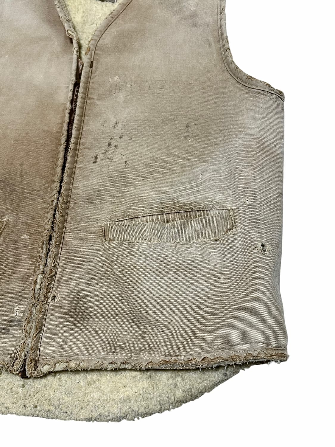 빈티지 70s 트레시드 칼하트 베스트 with 스코빌지퍼 상품이미지3