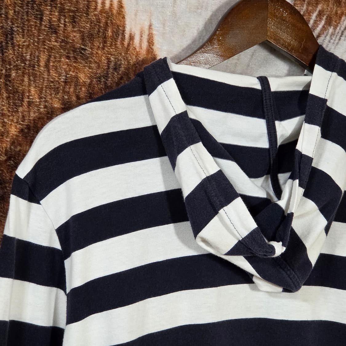 디자인유나이티드 스트라이프 펑크 후드집업 상품이미지5