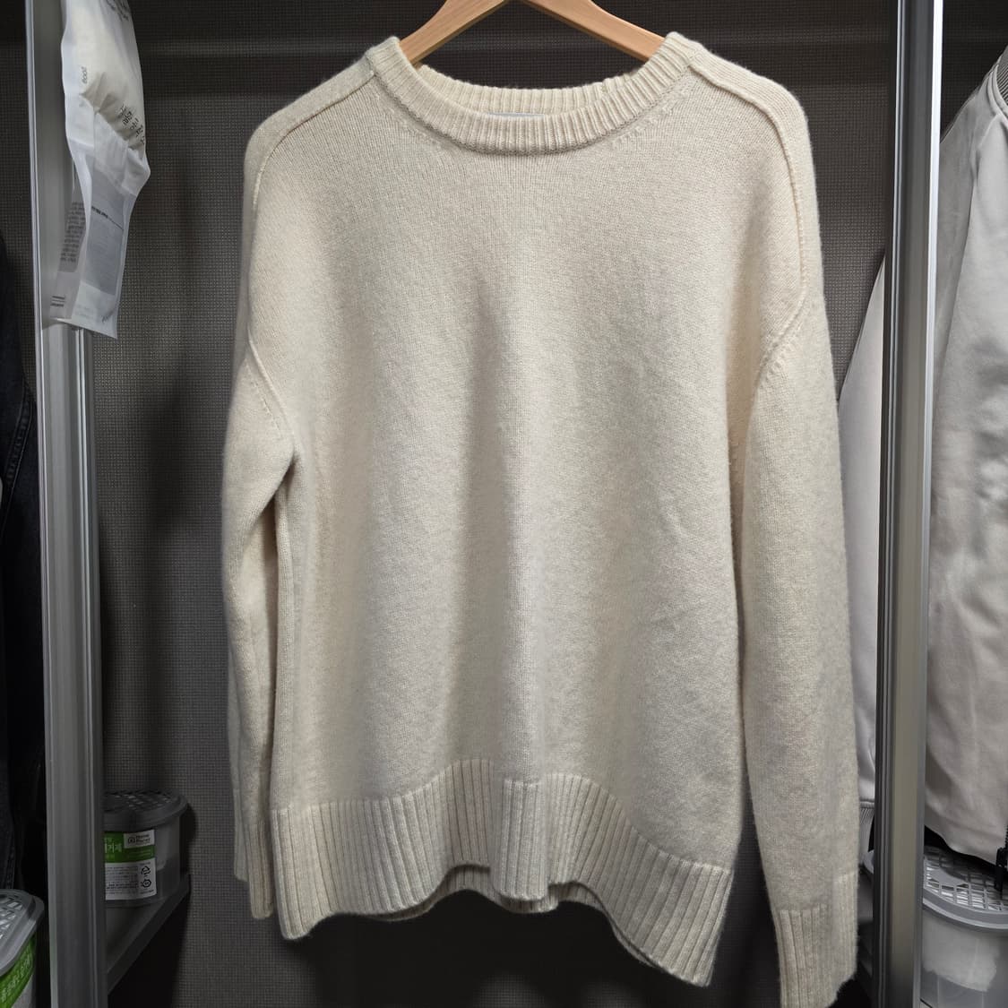 타임옴므 울니트 아이보리 100 상품이미지1