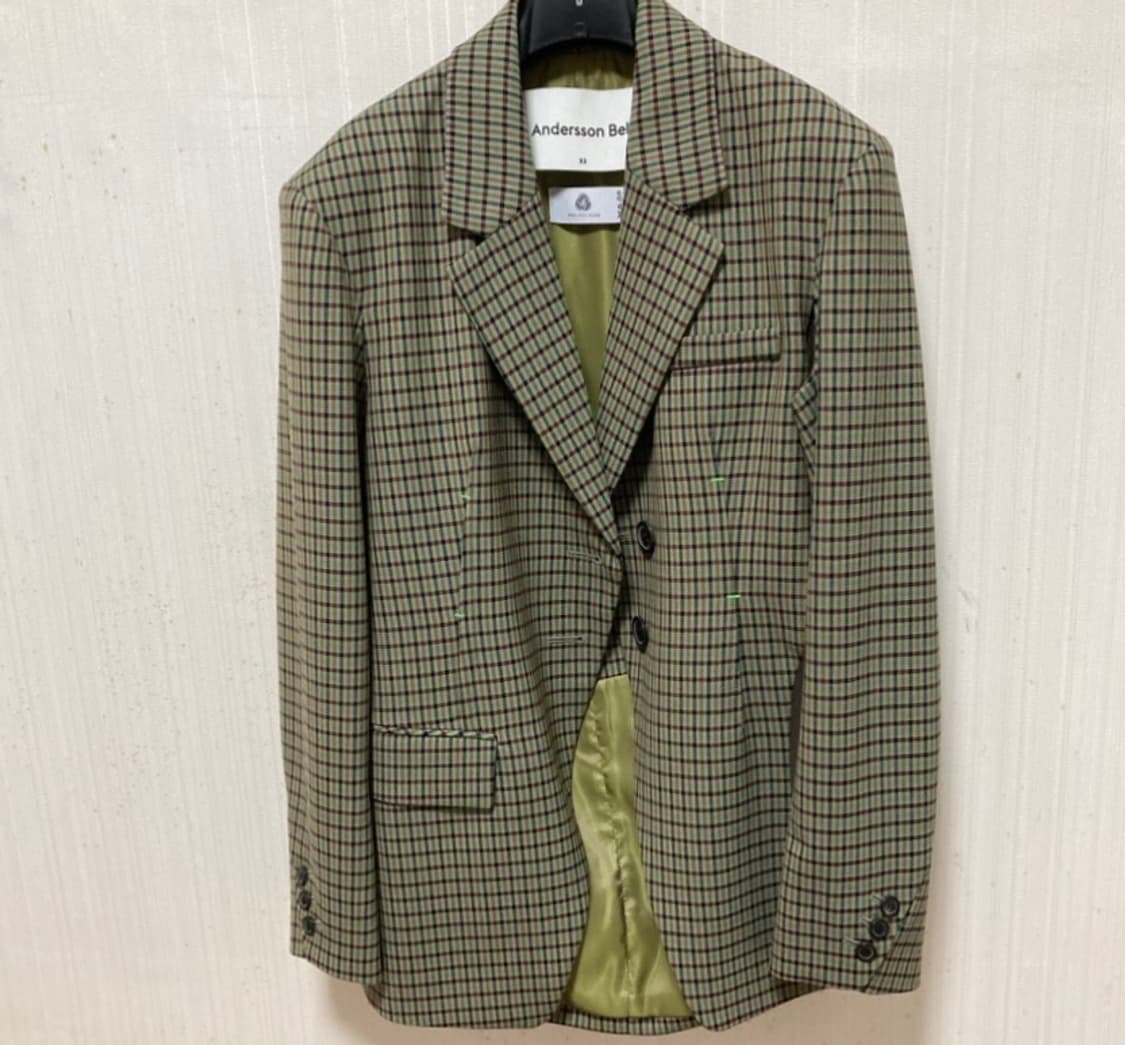 앤더슨벨포우먼 컷아웃 블레이저자켓 xs 상품이미지3