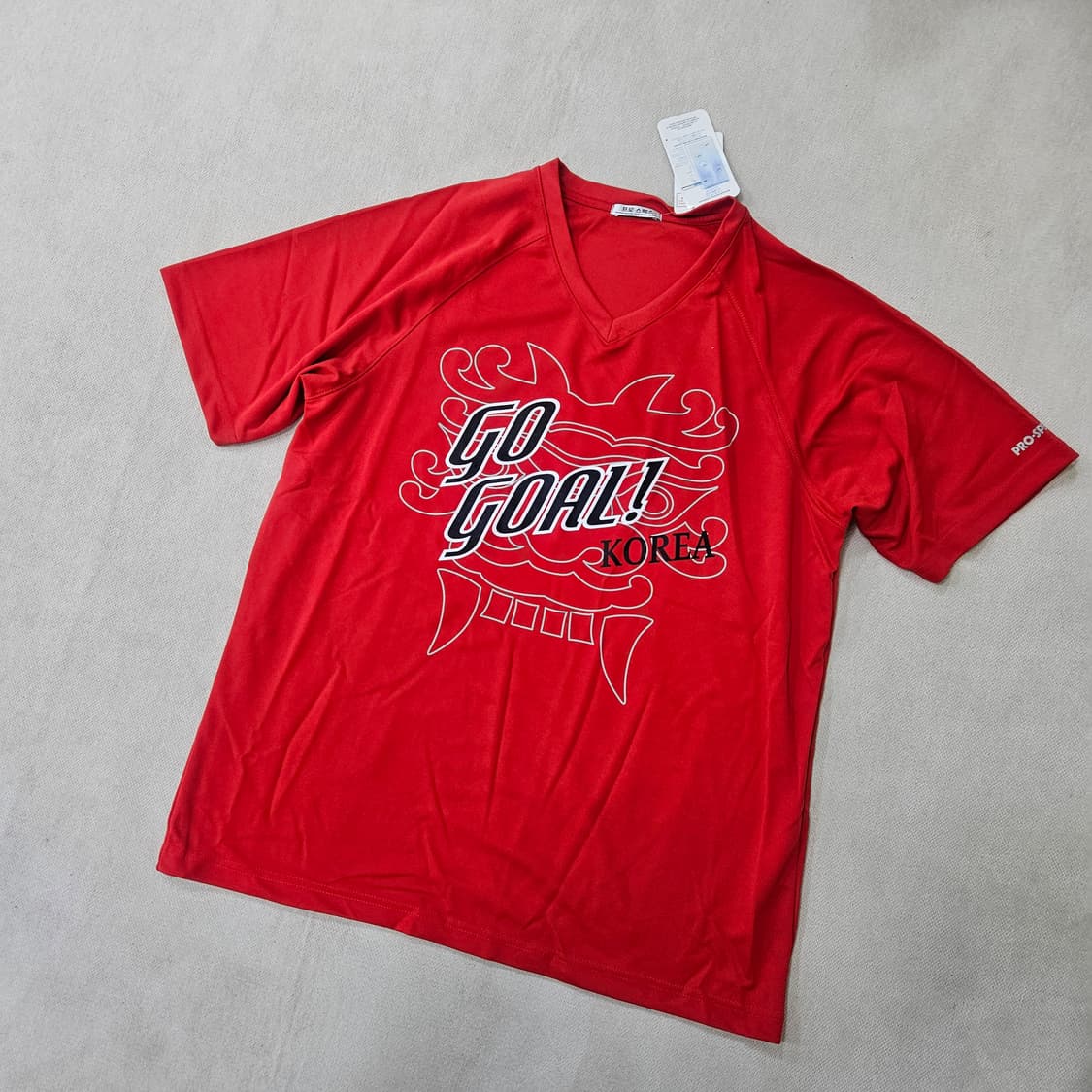 105 새상품 프로스펙스 붉은악마 반팔티 0406Y 상품이미지1