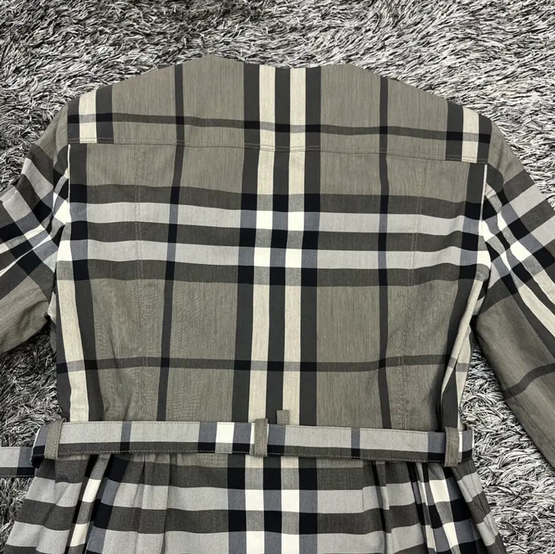 버버리 여성 벨티드 원피스 (UK 10) 상품이미지4