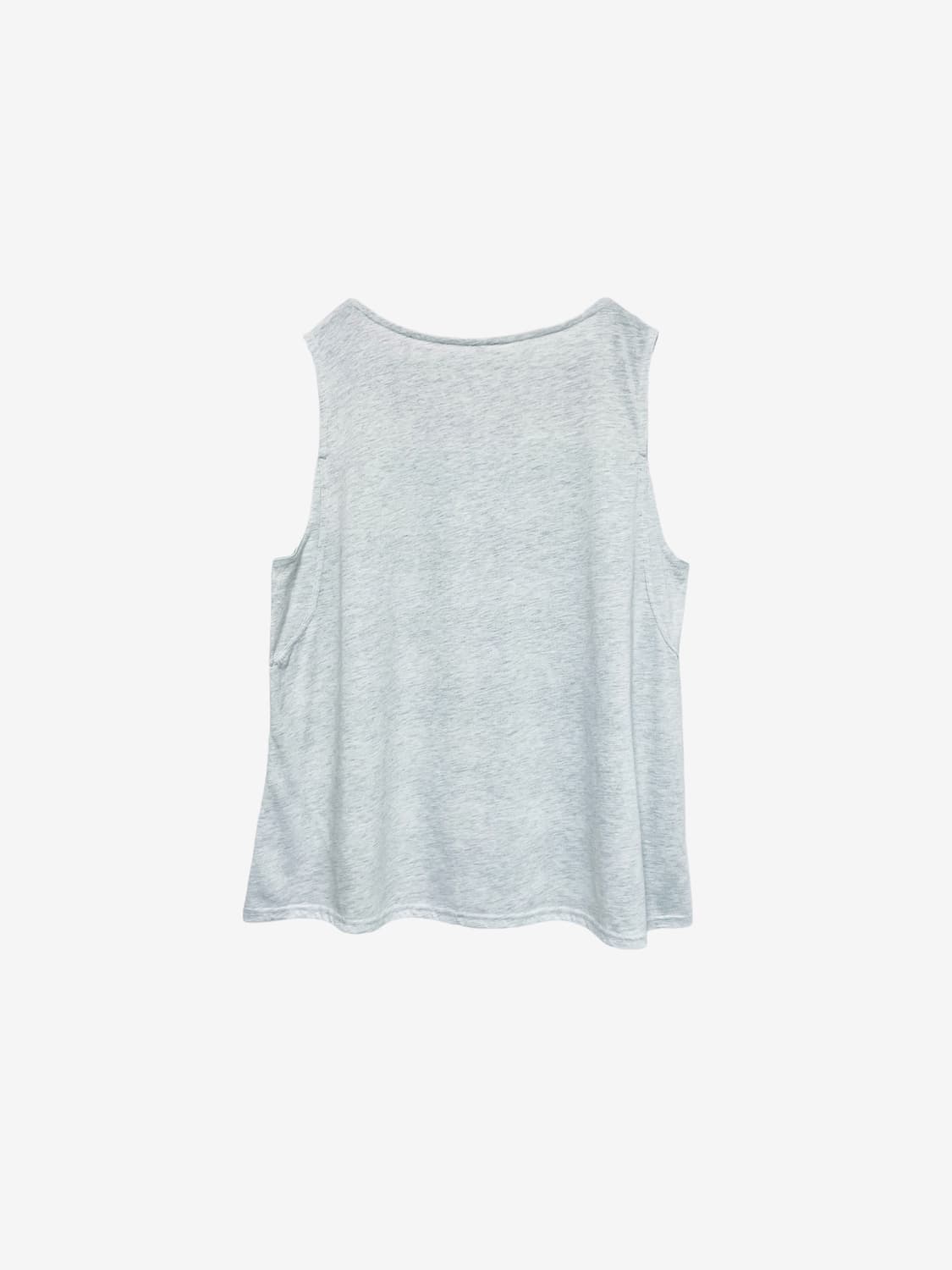 Check Panel Sleeveless - Melange Gray 상품이미지3