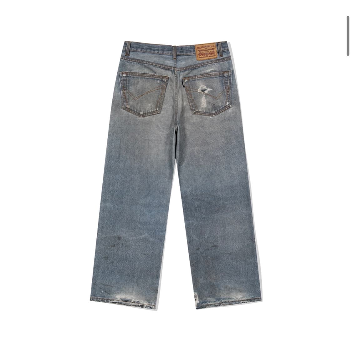 마하그리드 ALLOVER VINTAGE PRINT DENIM PANT  상품이미지2