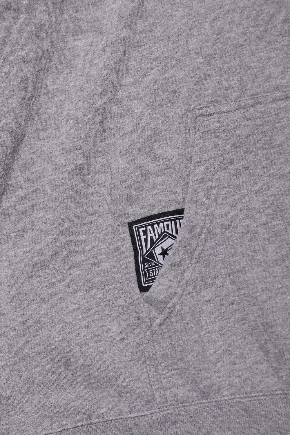 FAMOUS 레글런 배색 기모 후드집업 size XL 상품이미지5