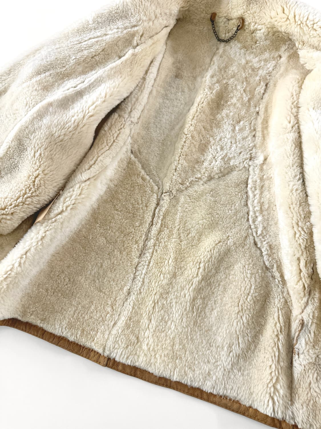 80~90s 빈티지 램스킨 시어링 무스탕 자켓 상품이미지8