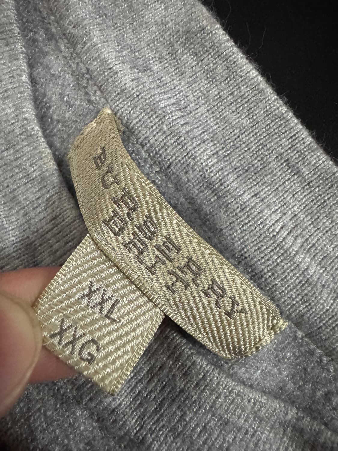 여성 버버리 브릿 리메이크 커스텀 니트 S 상품이미지3