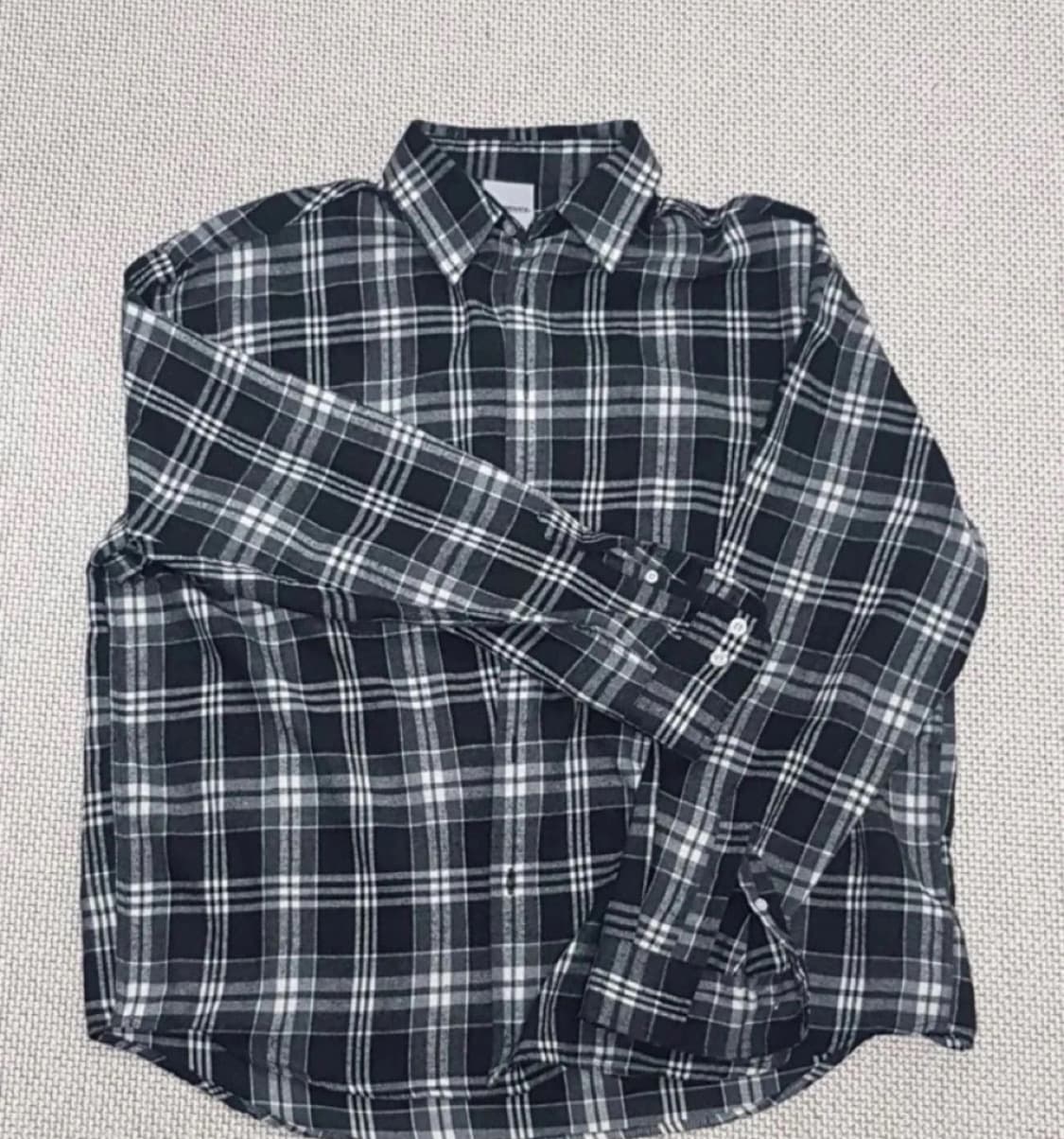 필루미네이트 오버핏 포레스트 체크 셔츠 상품이미지2