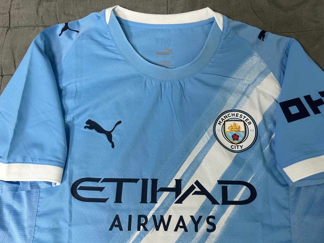 25/26 맨시티 홈 어센틱 유니폼 상품이미지5