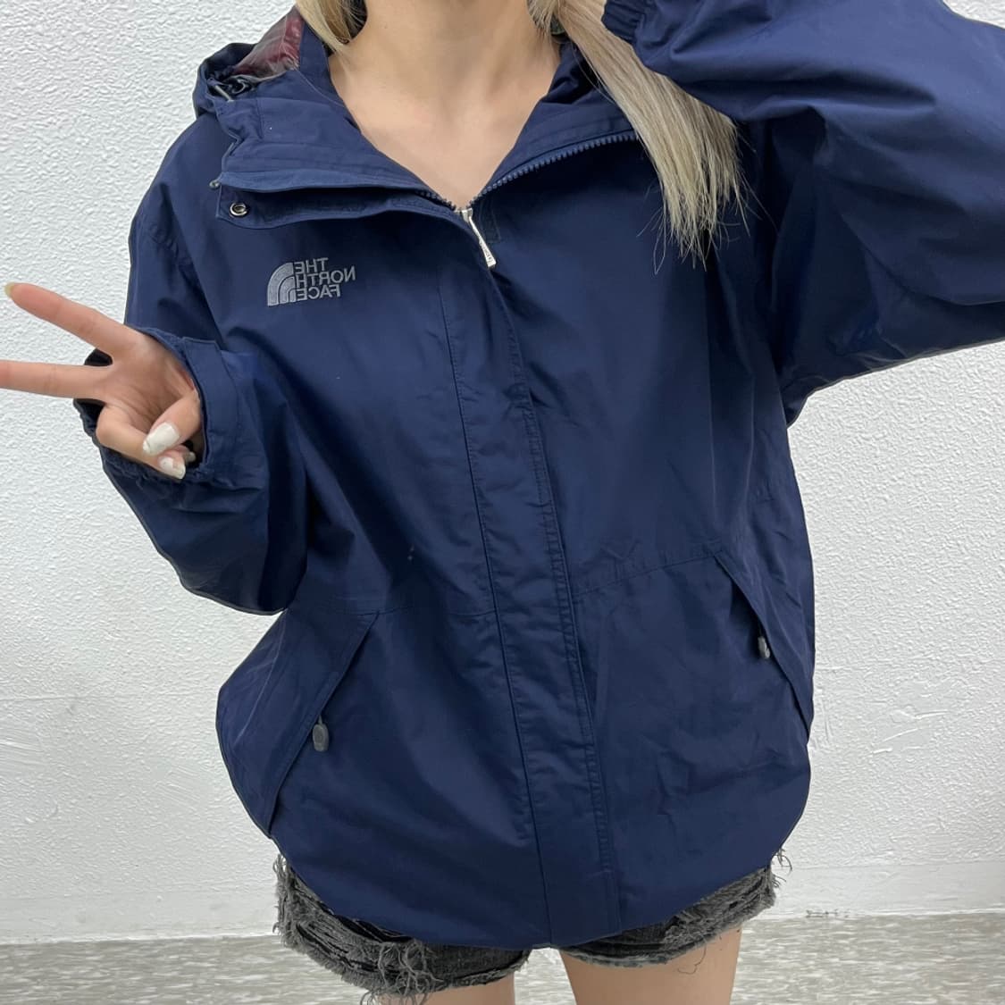 노스페이스 하이벤트 네이비 바람막이 100 상품이미지5