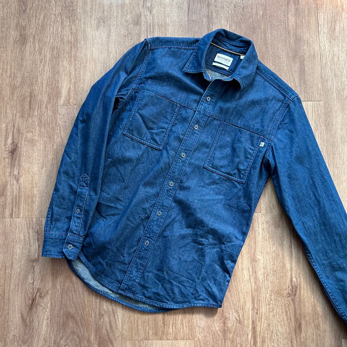 팀버랜드 헤비 데님 셔츠 청남방 상품이미지4