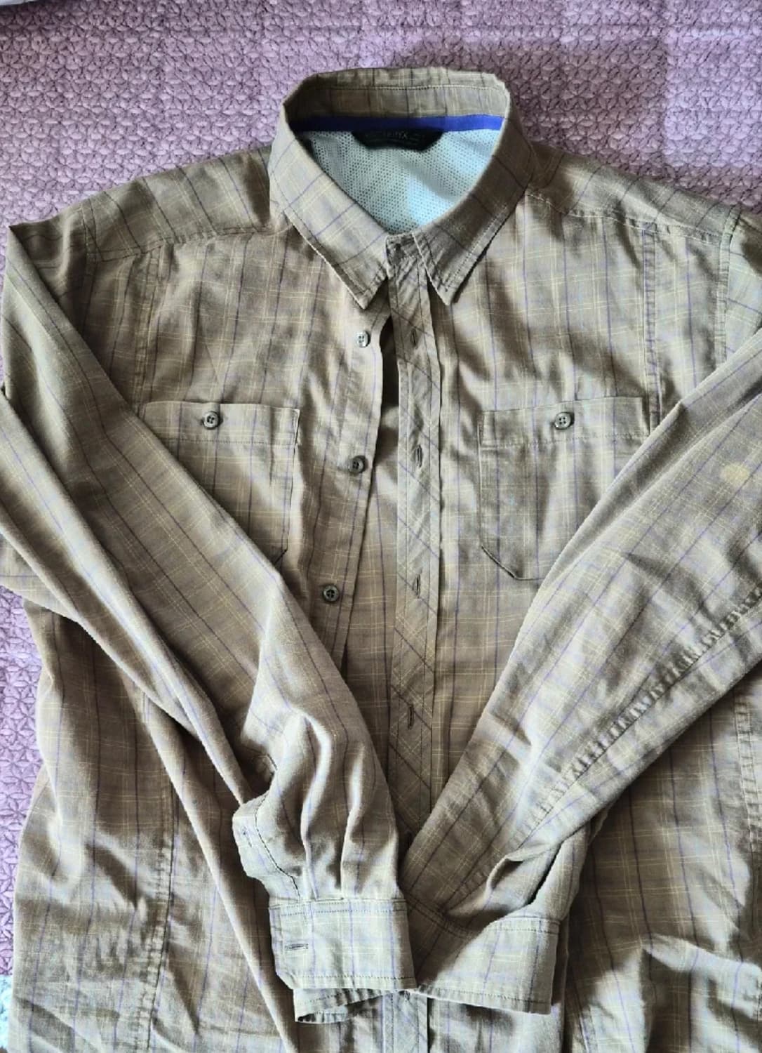 아크테릭스 체크 셔츠 브라운 상품이미지2