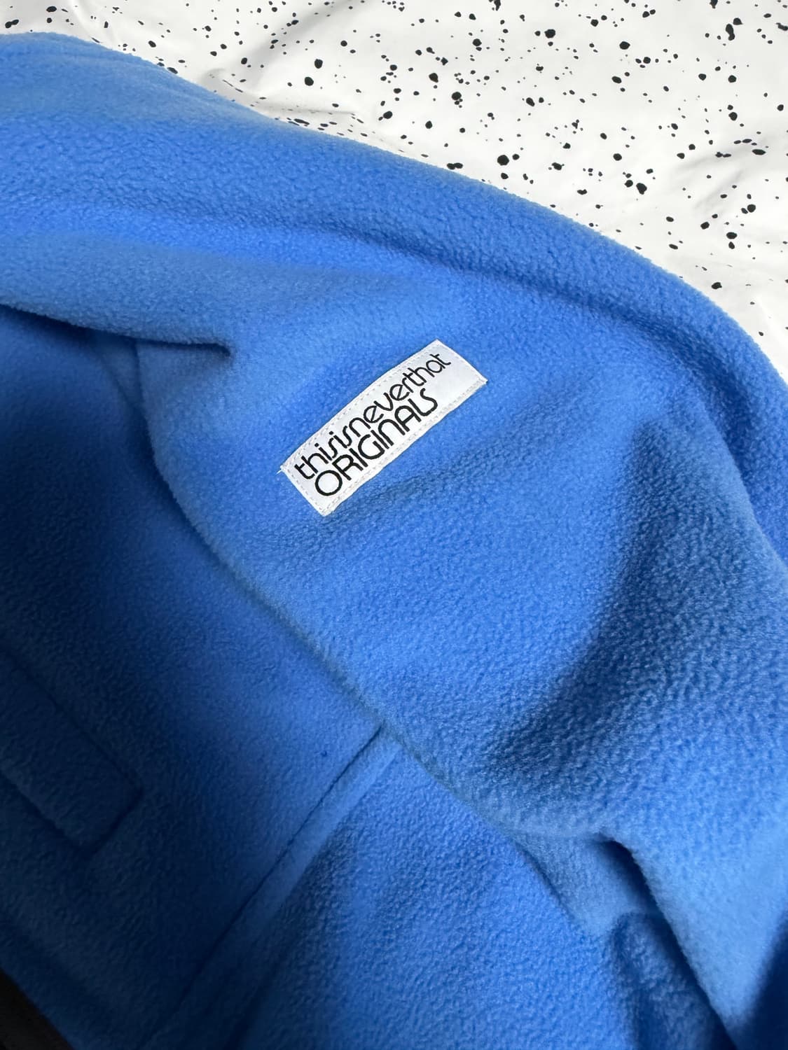 Half Zip Fleece Pullover Purple Blue 상품이미지6