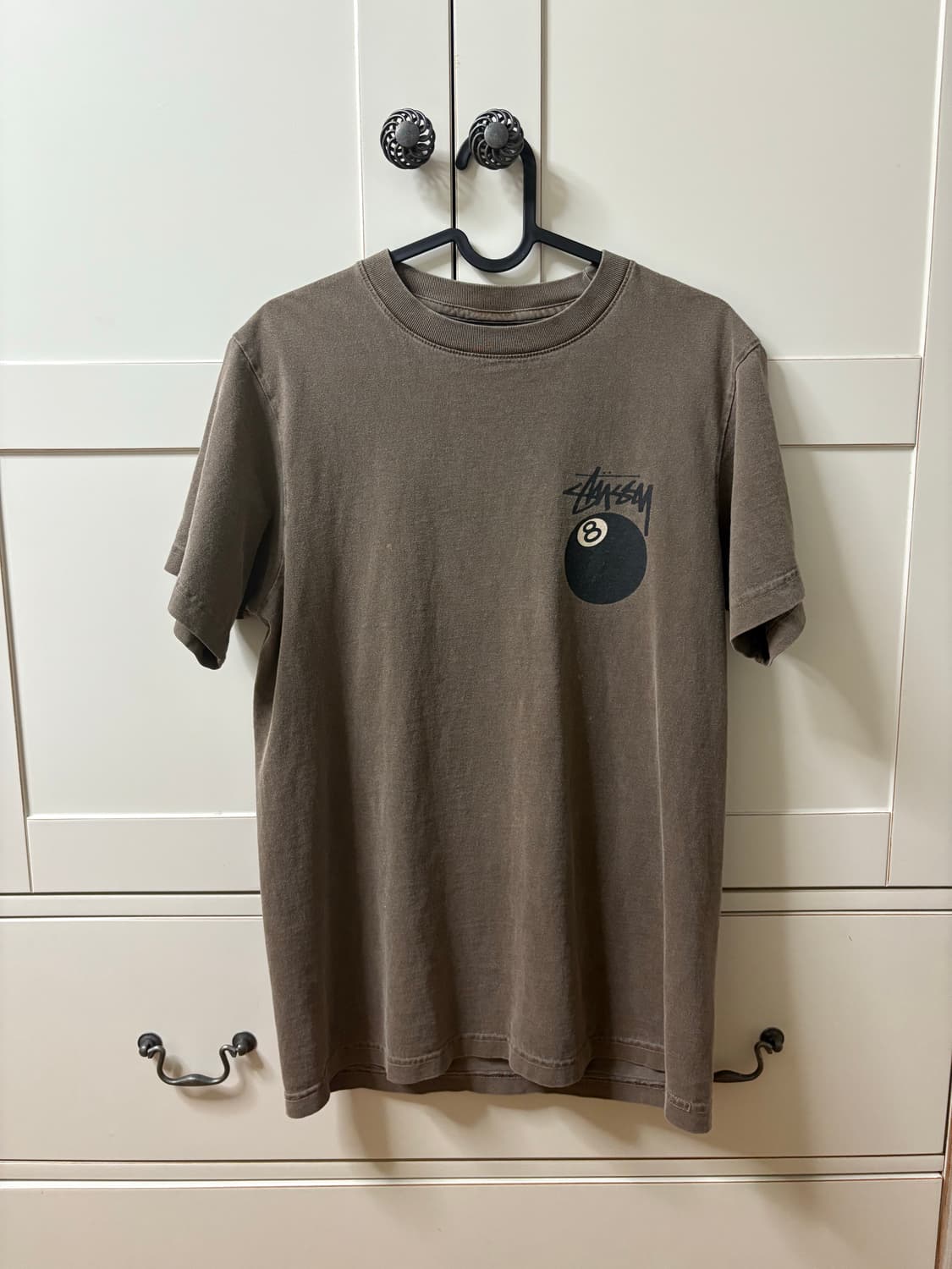 Stussy 8 Ball Pigment Dyed T-Shirt Coffe 상품이미지3