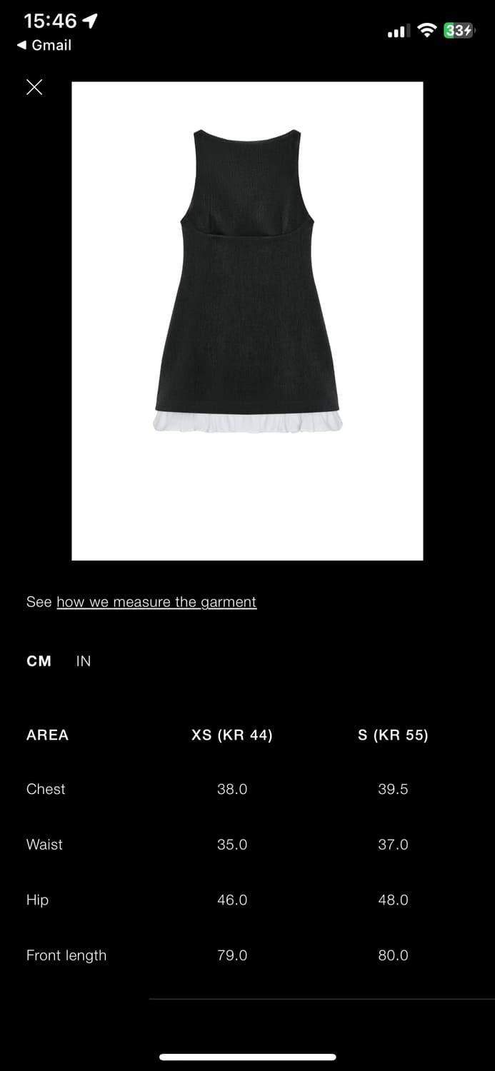 자라 프릴 미니 원피스 XS 상품이미지3