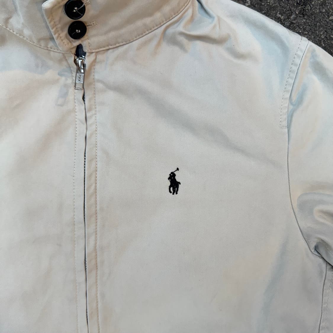 폴로 아이보리 블루종 자켓 상품이미지3