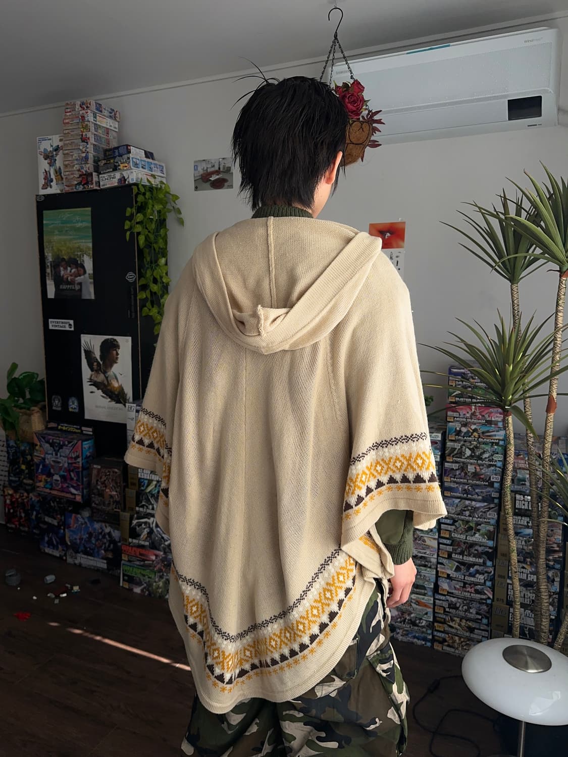 Cosnoodle 에스니컬 후드 케이프 상품이미지7