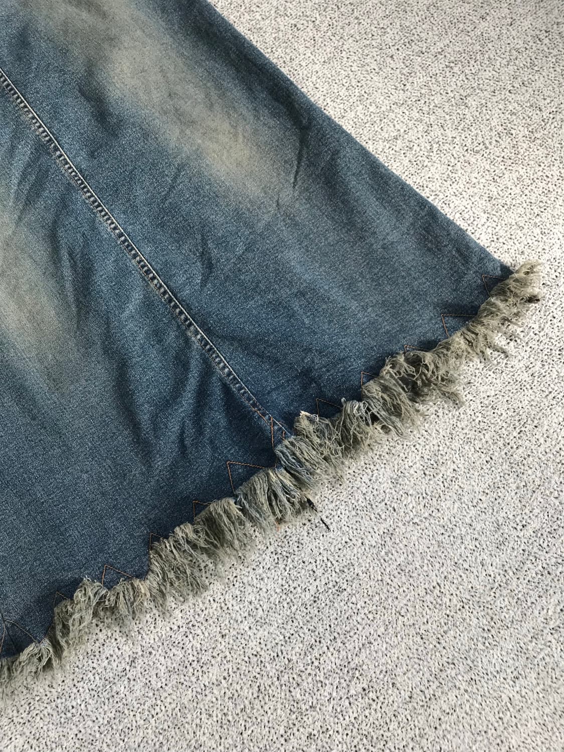 머메이드 데님 롱 스커트 상품이미지6