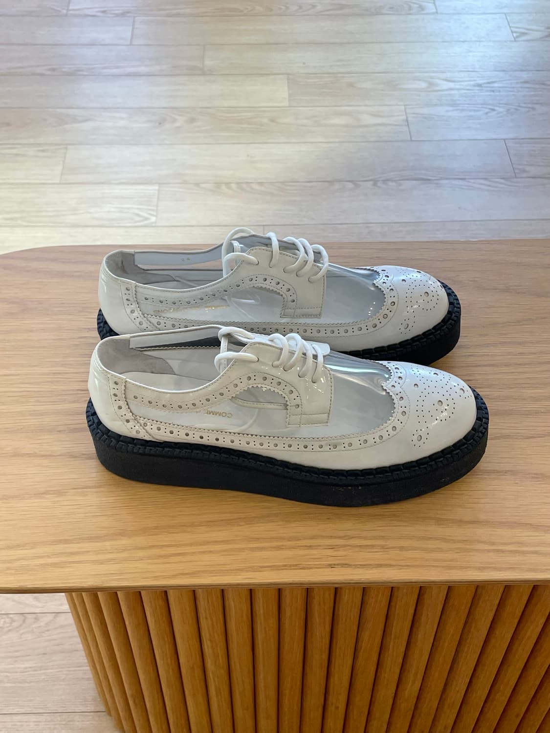 꼼데가르송 white oxford  creeper 상품이미지3