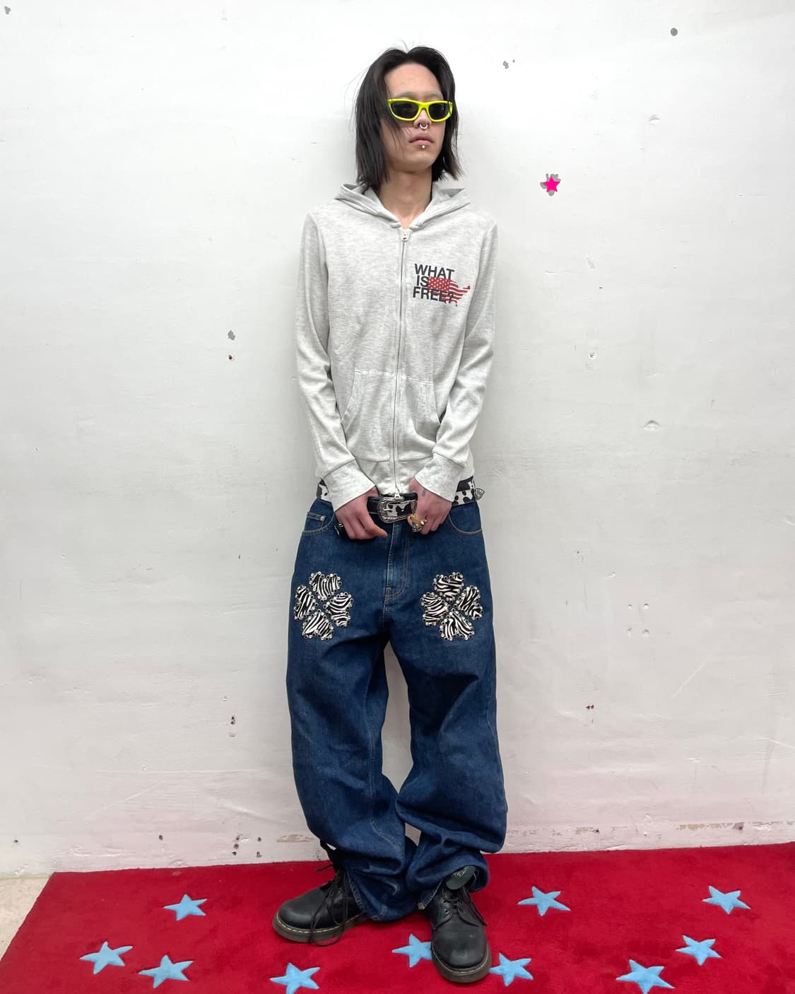 What's Free Waffle Hooded Zip-Up 상품이미지5