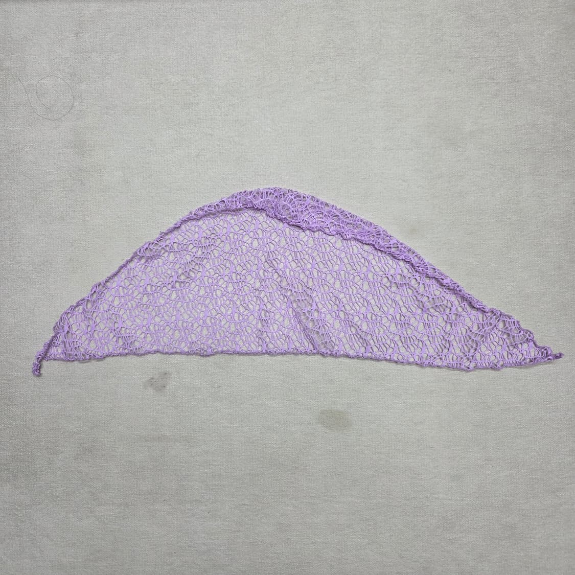 일본 빈티지 모리걸 핸드메이드 무드 크로셰 삼각 두건 상품이미지1