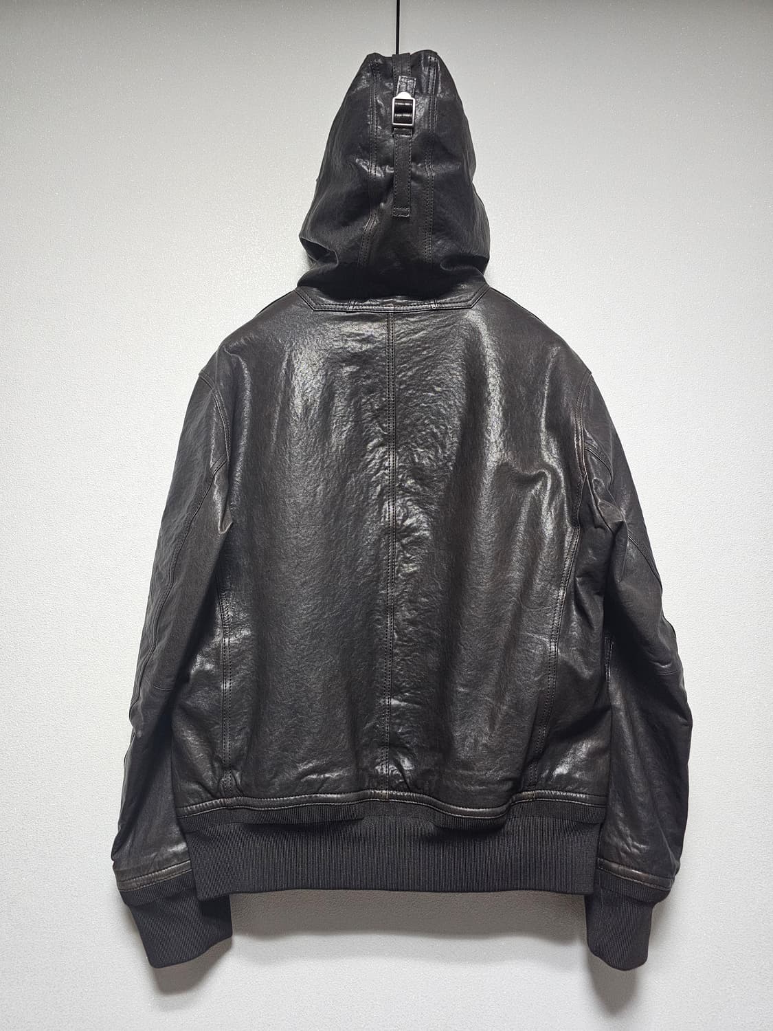 cp컴퍼니 고글 램스킨 레더 자켓 상품이미지2